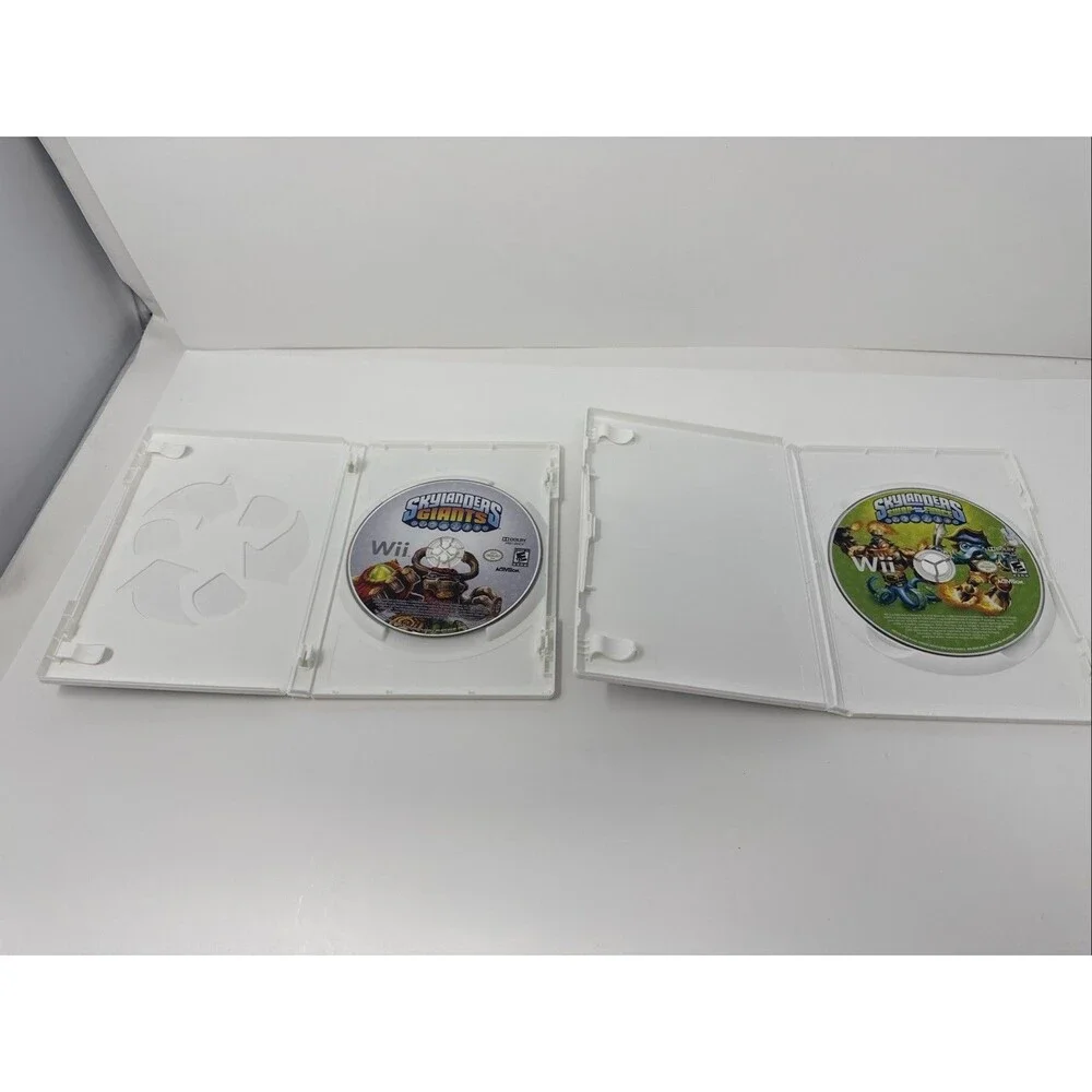 Lot Of 2 Skylanders Nintendo Wii Games: Giants And Swap Force Games Only Tested